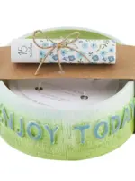 Mud Pie CANDLE & MATCH SET