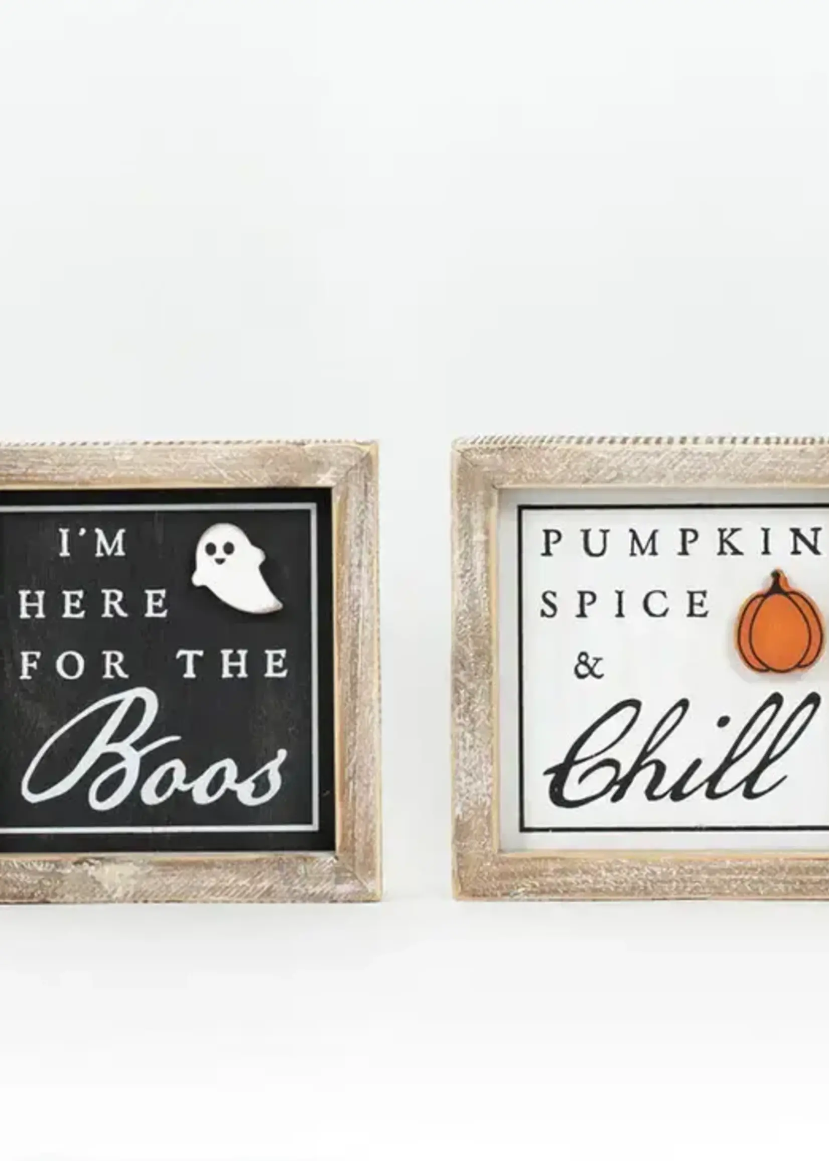 ADAMS & CO BOOS/ CHILLS REVERSIBLE SIGN