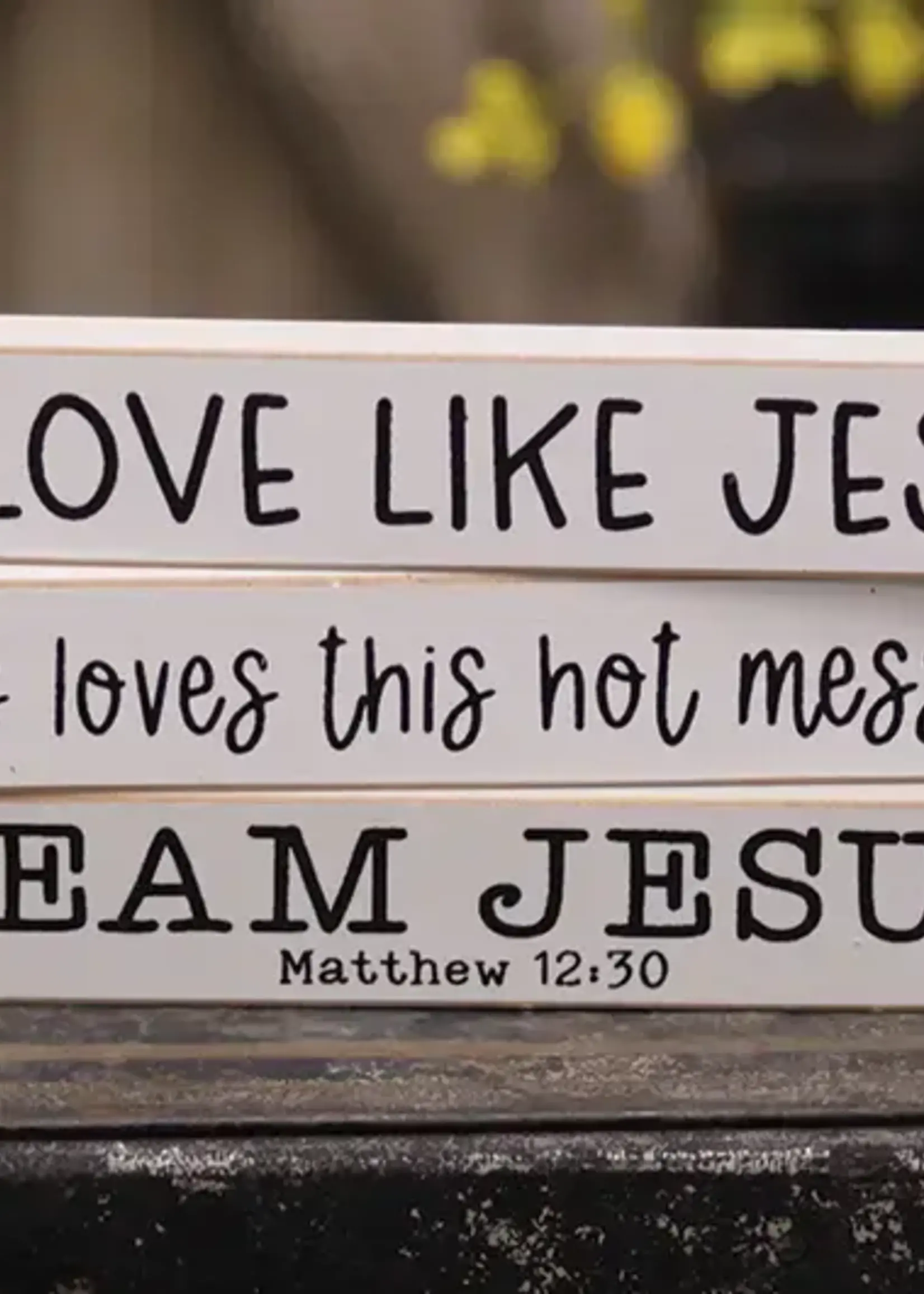 THE HEARTHSIDE COLLECTION MINI STICK SIGN