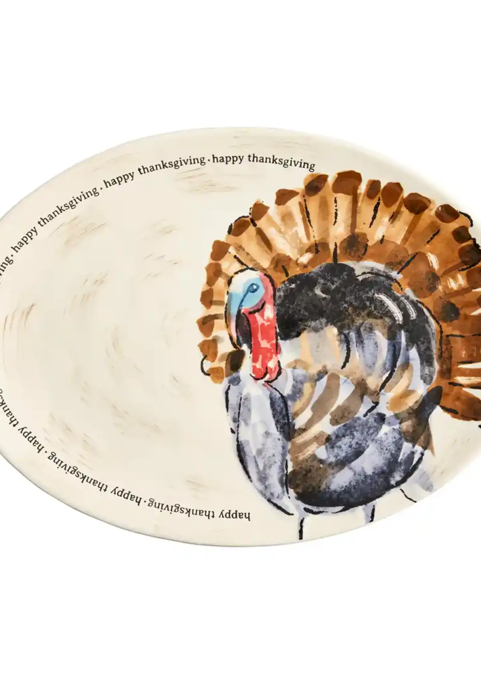 Mud Pie TURKEY SERVING PLATTER