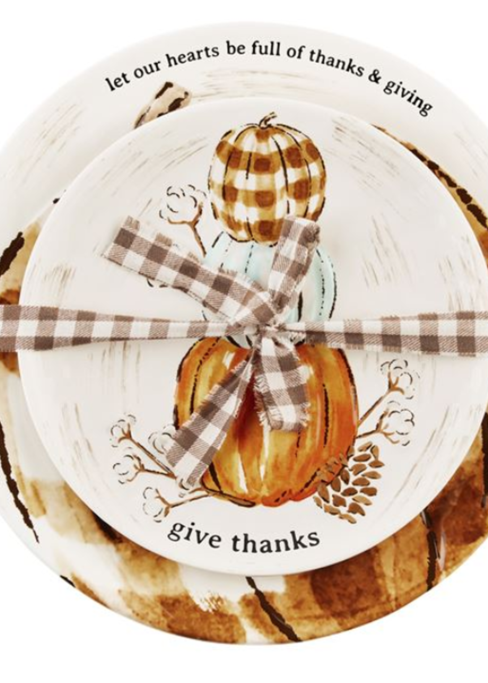 Mud Pie PUMPKIN NESTED PLATTER