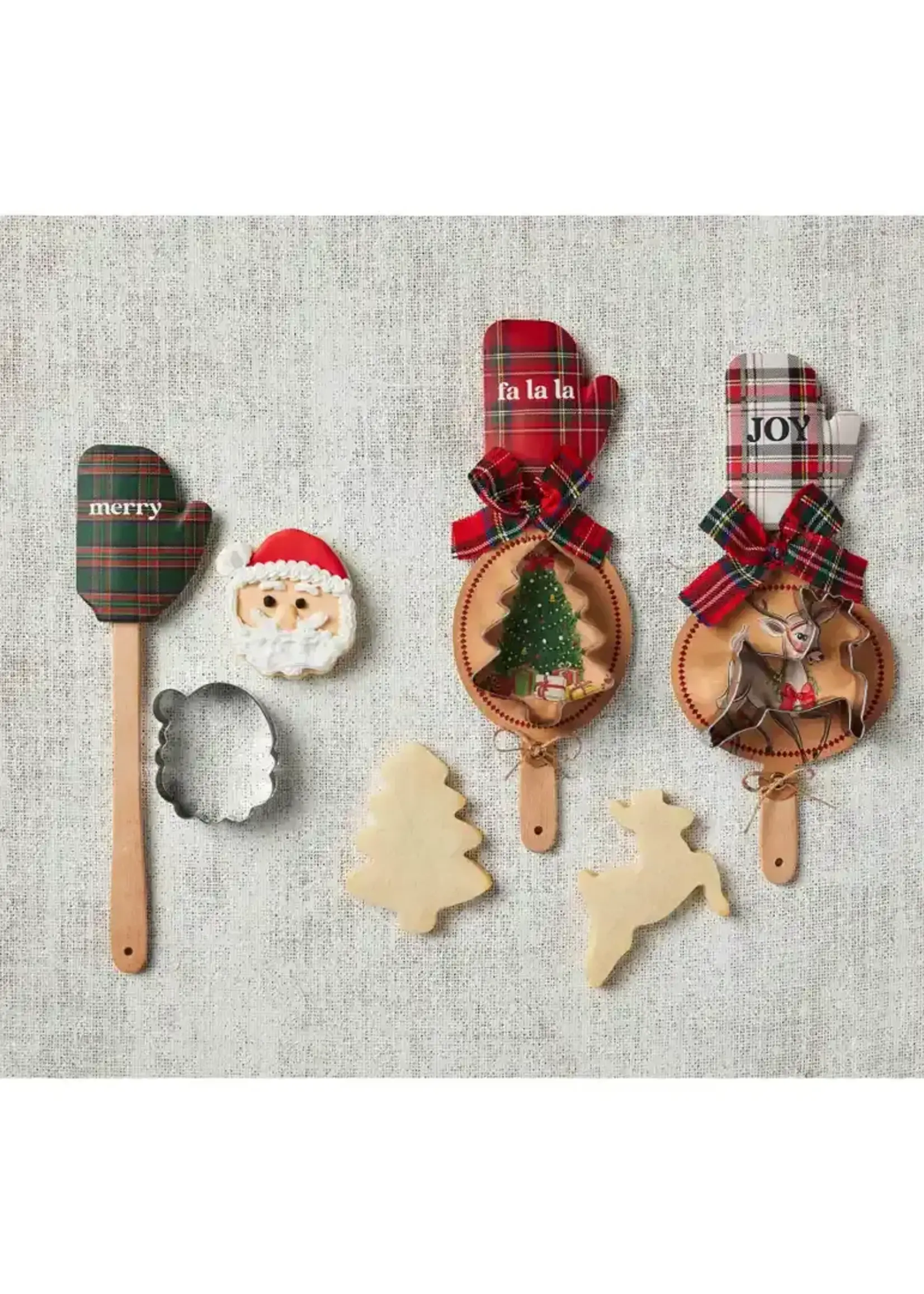 Mud Pie TARTAN SILICONE SPATULA