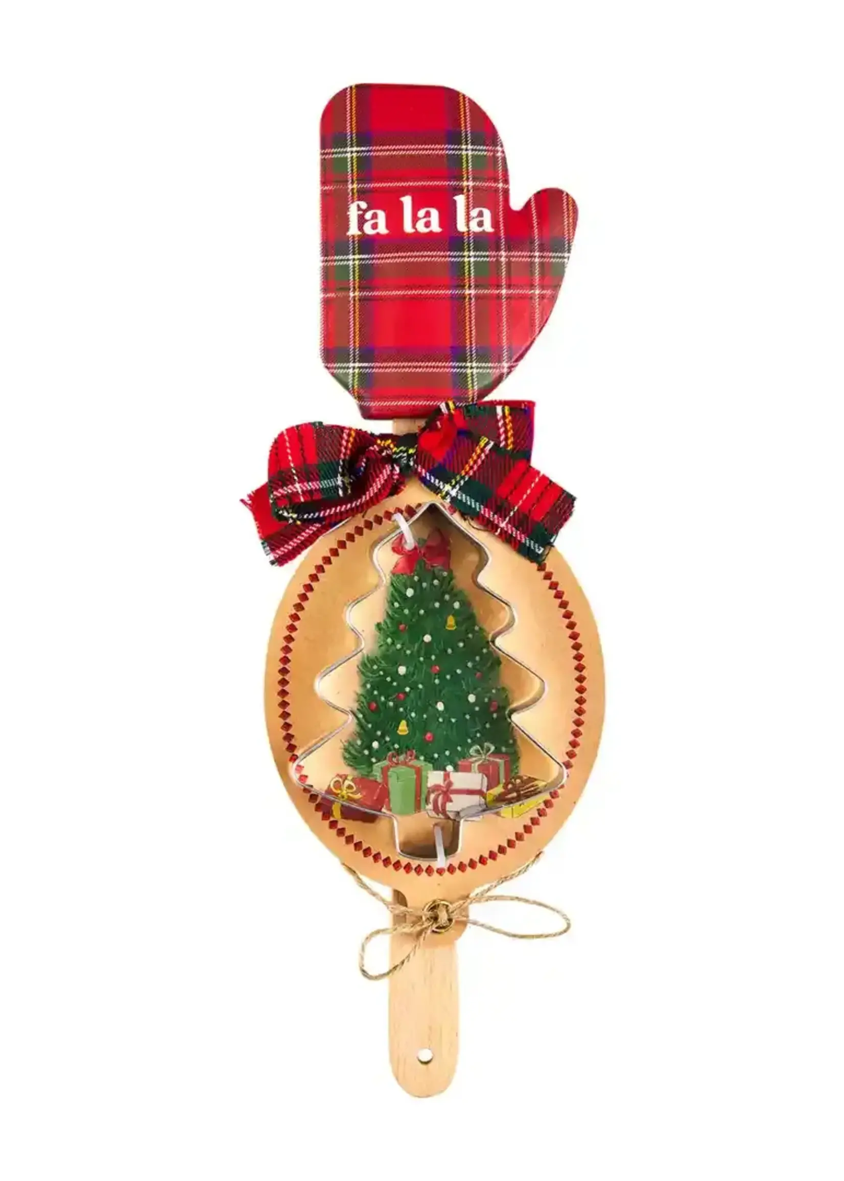 Mud Pie TARTAN SILICONE SPATULA