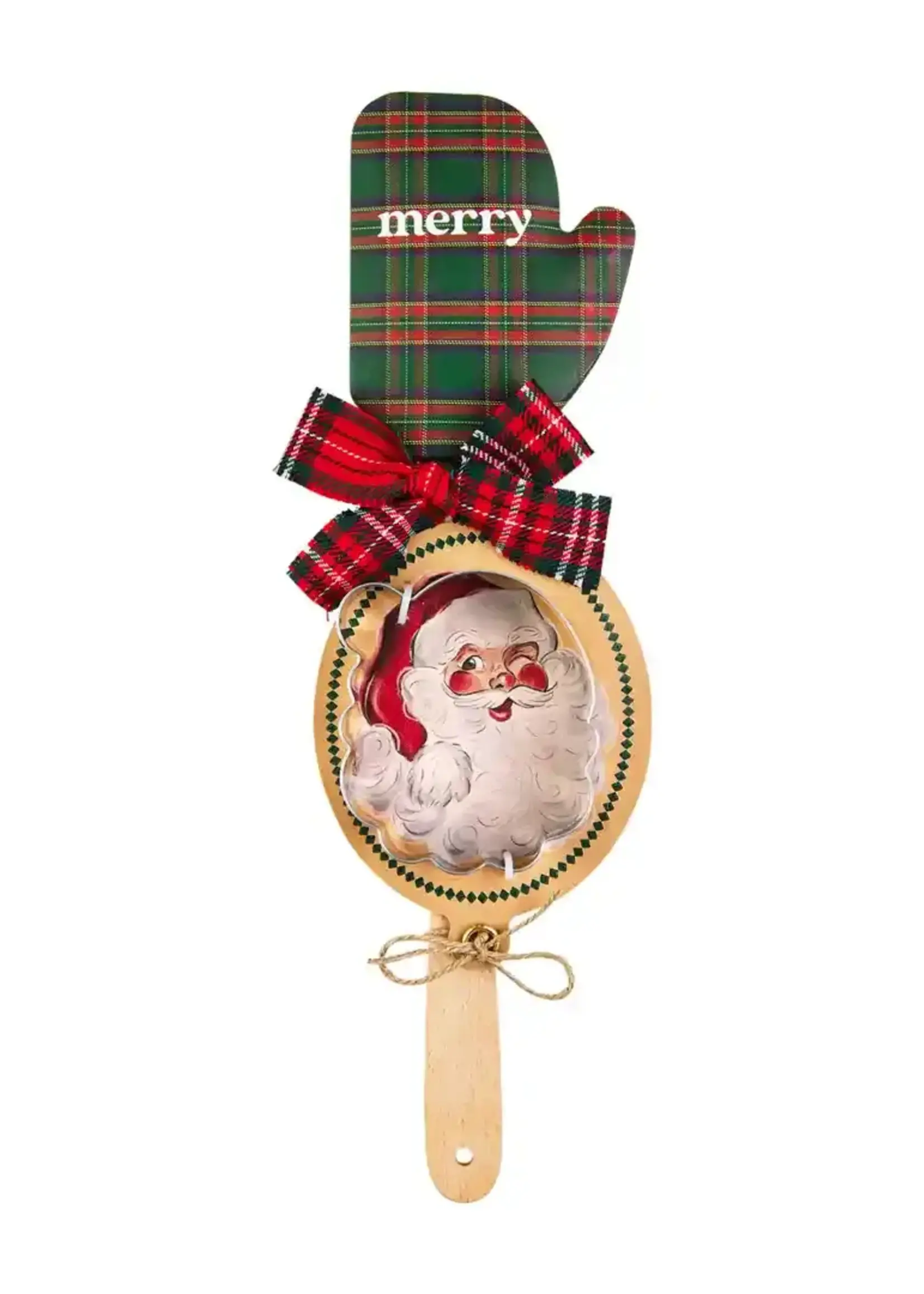 Mud Pie TARTAN SILICONE SPATULA