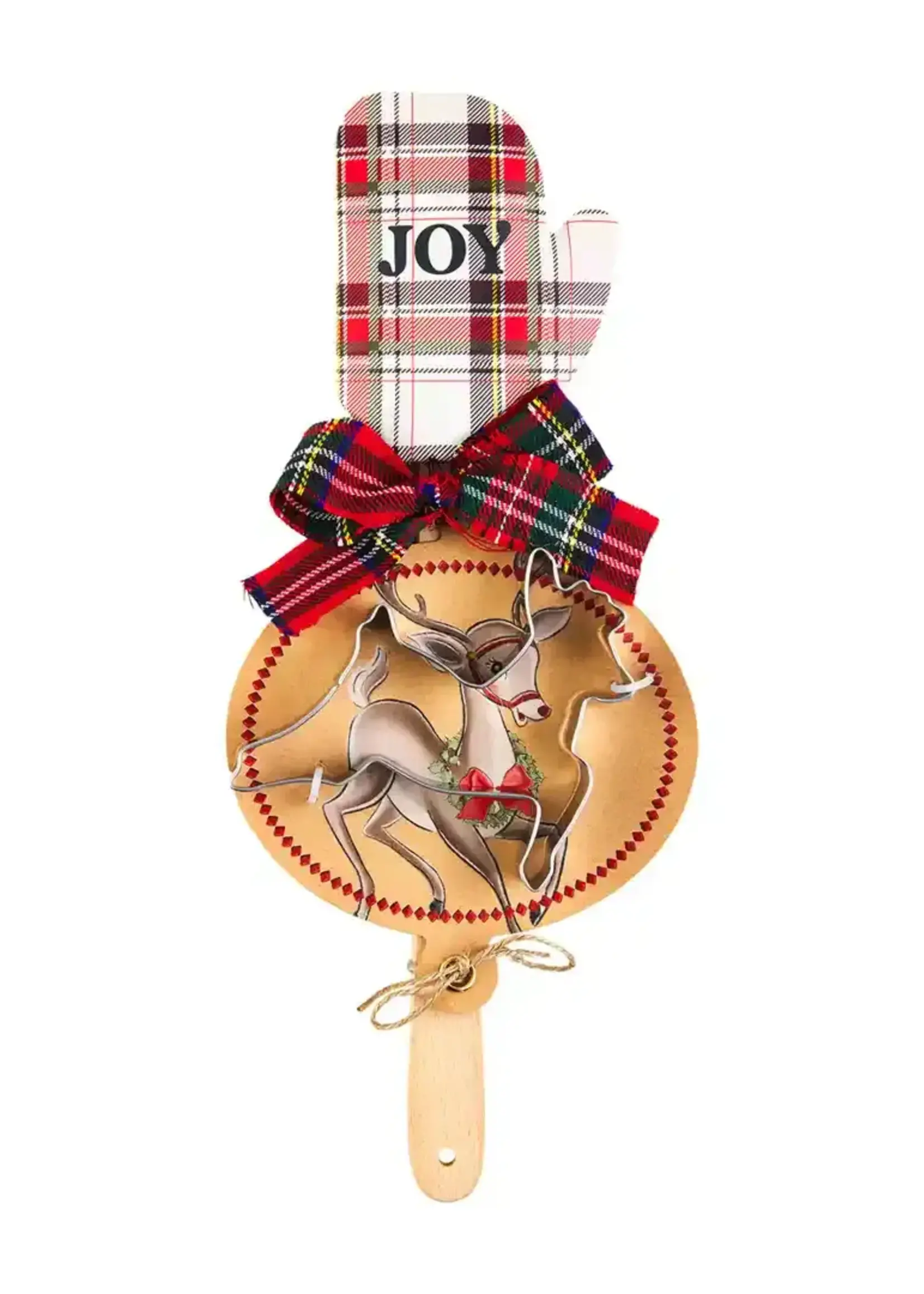 Mud Pie TARTAN SILICONE SPATULA