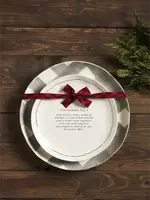 Mud Pie CHECK DEFINITION PLATTER SET