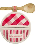 Mud Pie CHRISTMAS POT HOLDER SET
