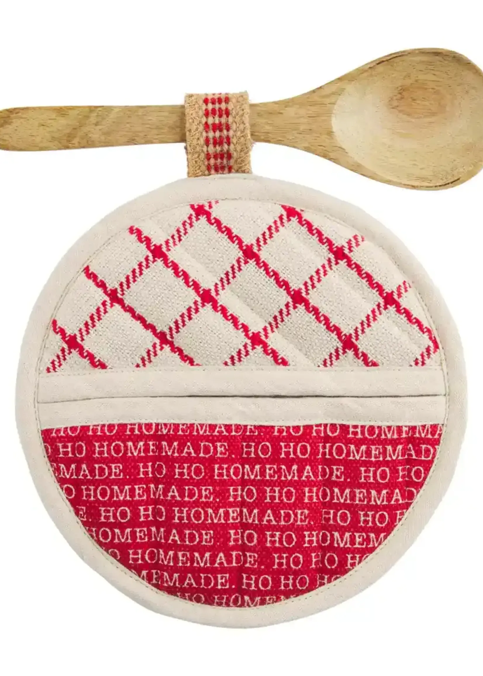 Mud Pie CHRISTMAS POT HOLDER SET