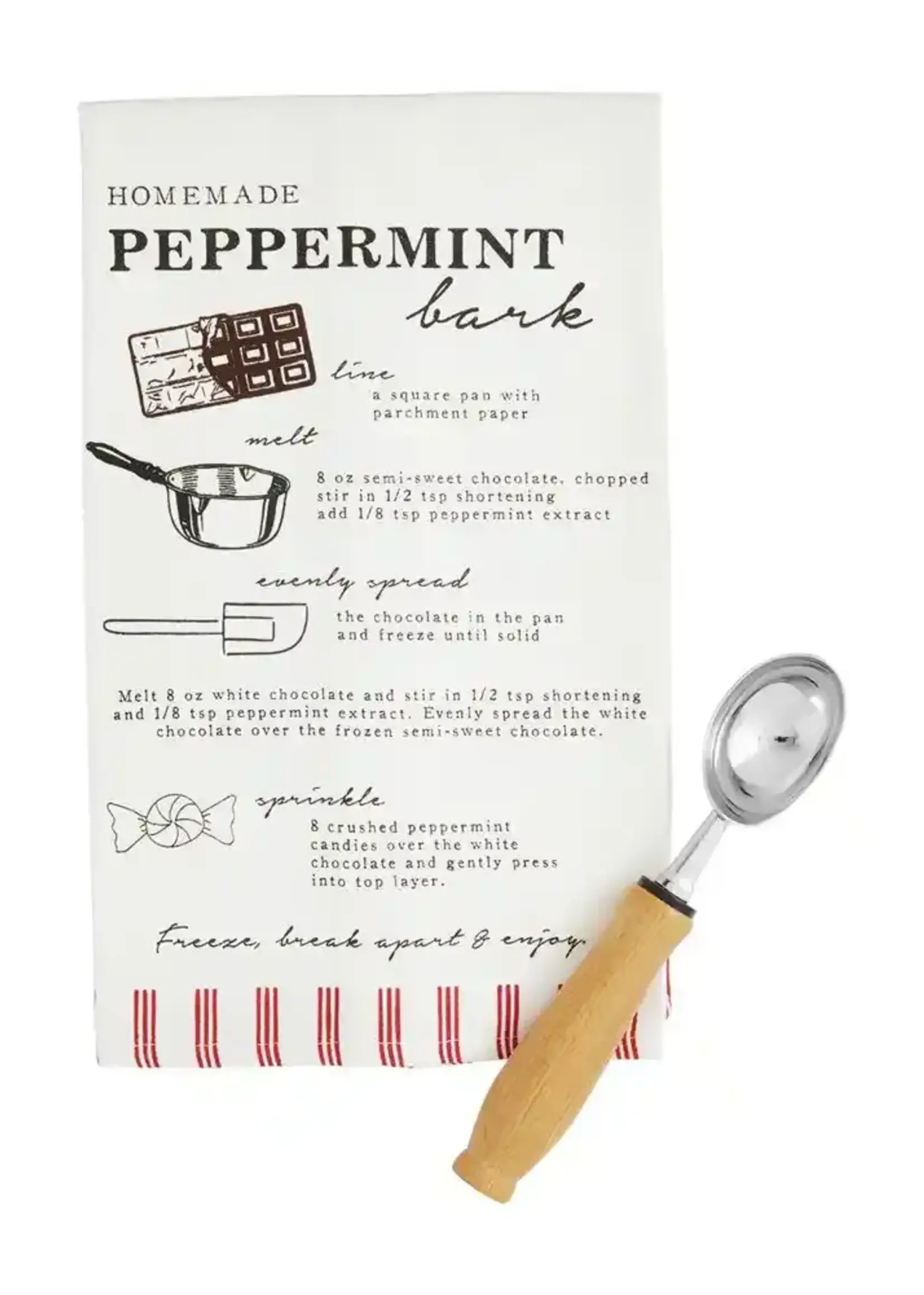 Mud Pie CHRISTMAS RECIPE TOWEL SET