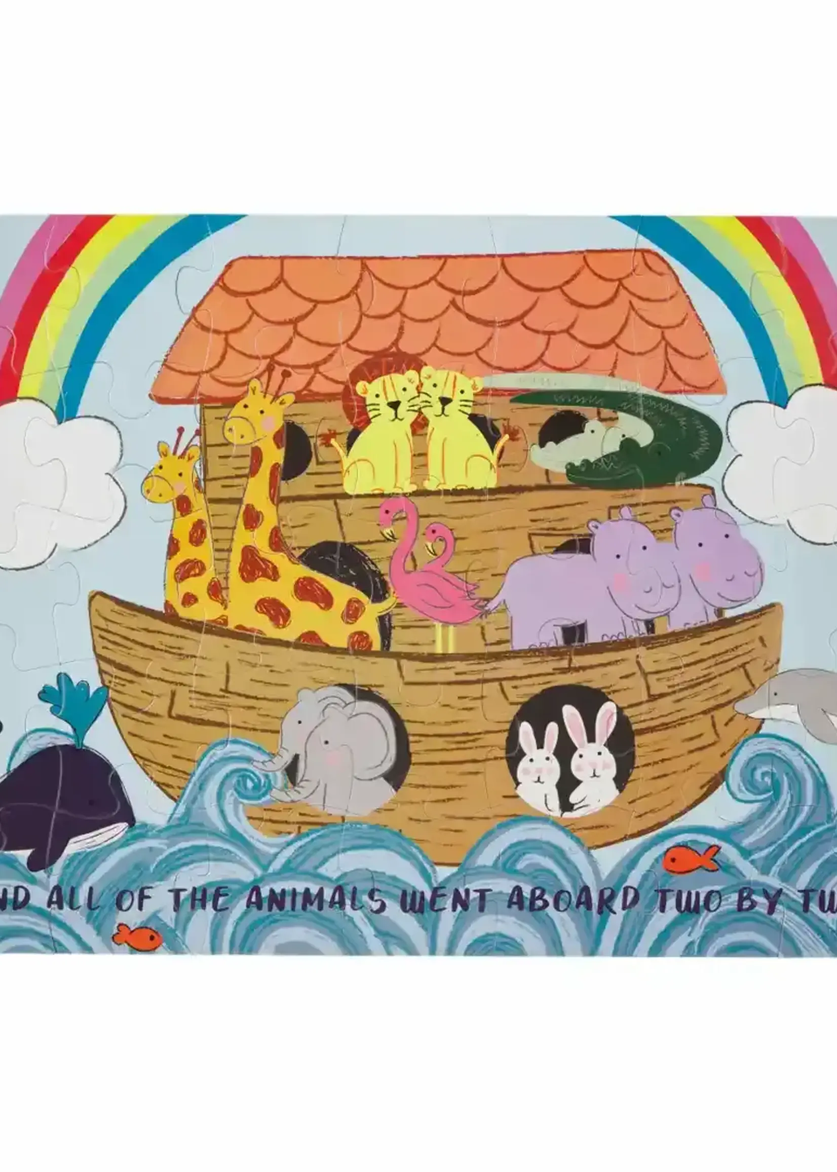 Mud Pie NOAH'S ARK FLOOR PUZZLE