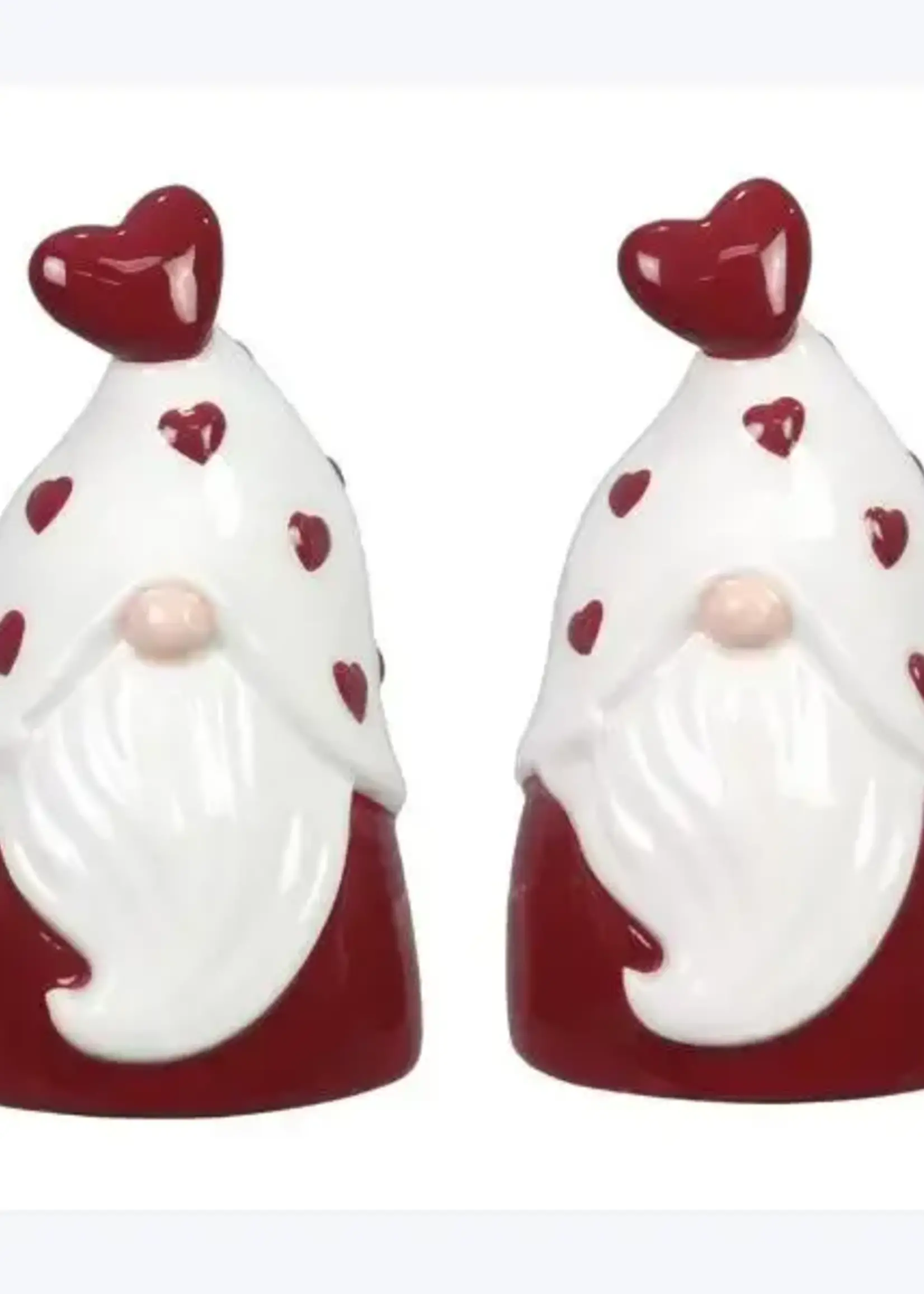 Young's VALENTINE GNOME SALT & PEPPER SHAKERS