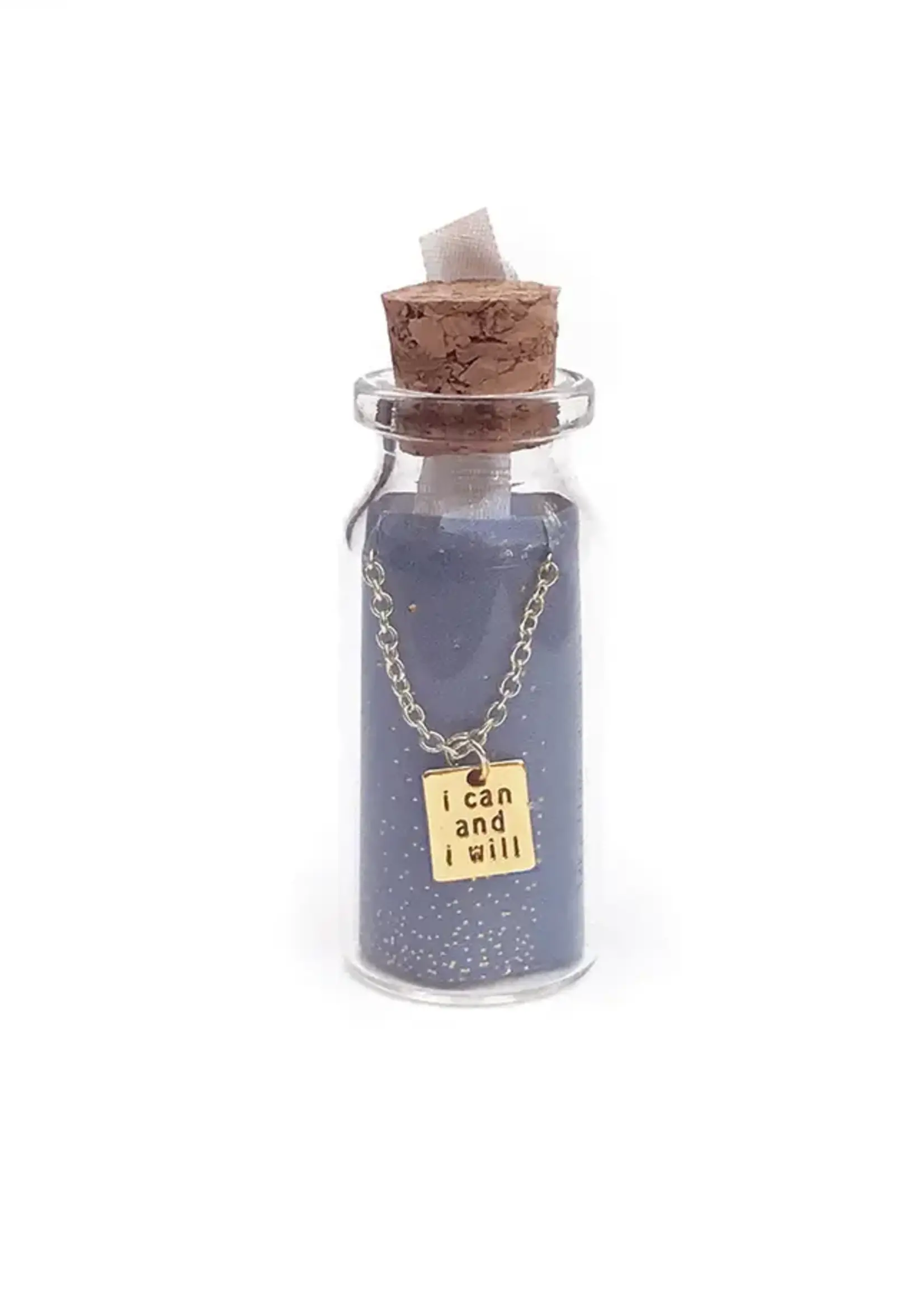 LUCKY FEATHER MESSAGE IN A BOTTLE