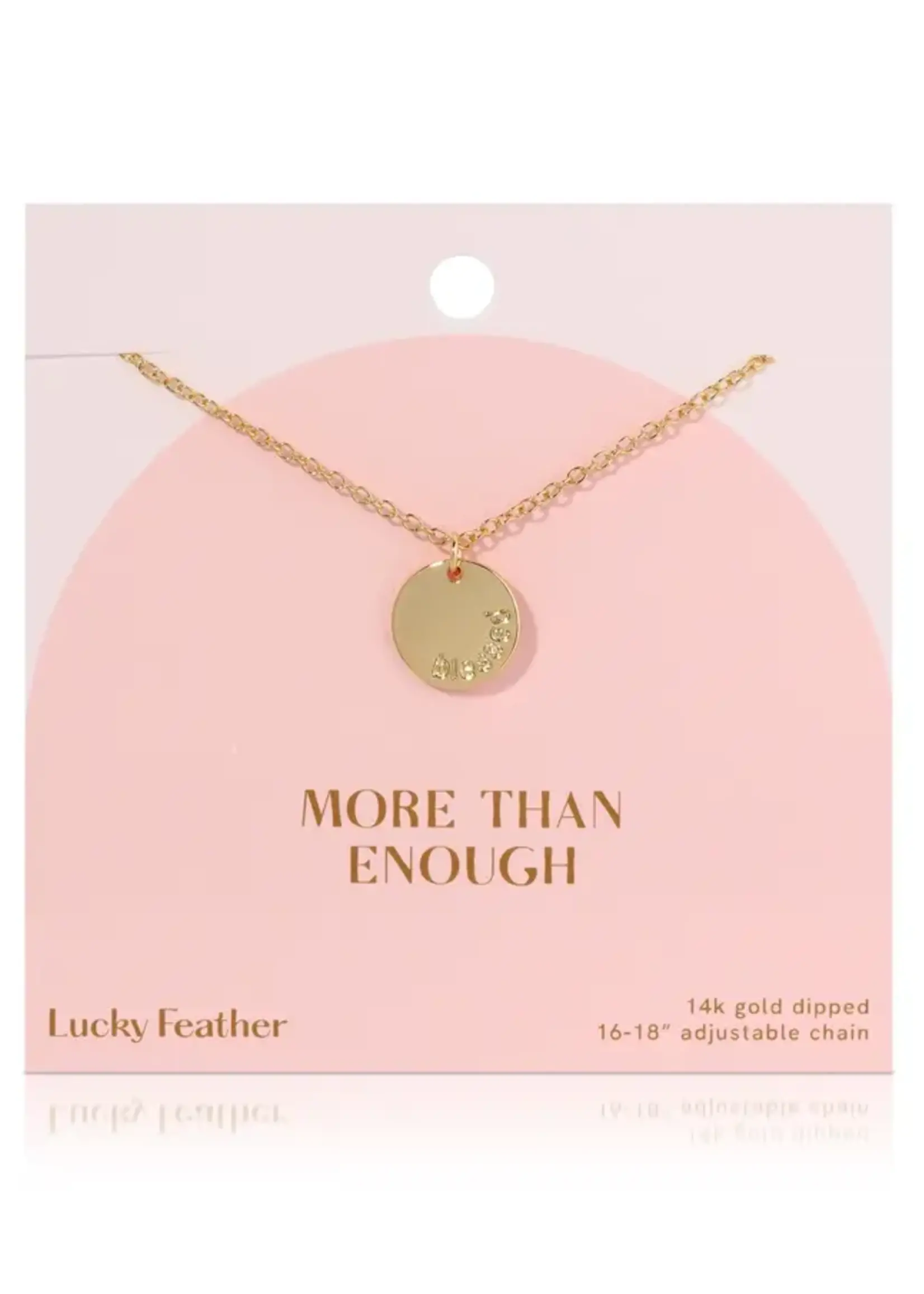 LUCKY FEATHER LUCKY FEATHER FAITH NECKLACE COLLECTION