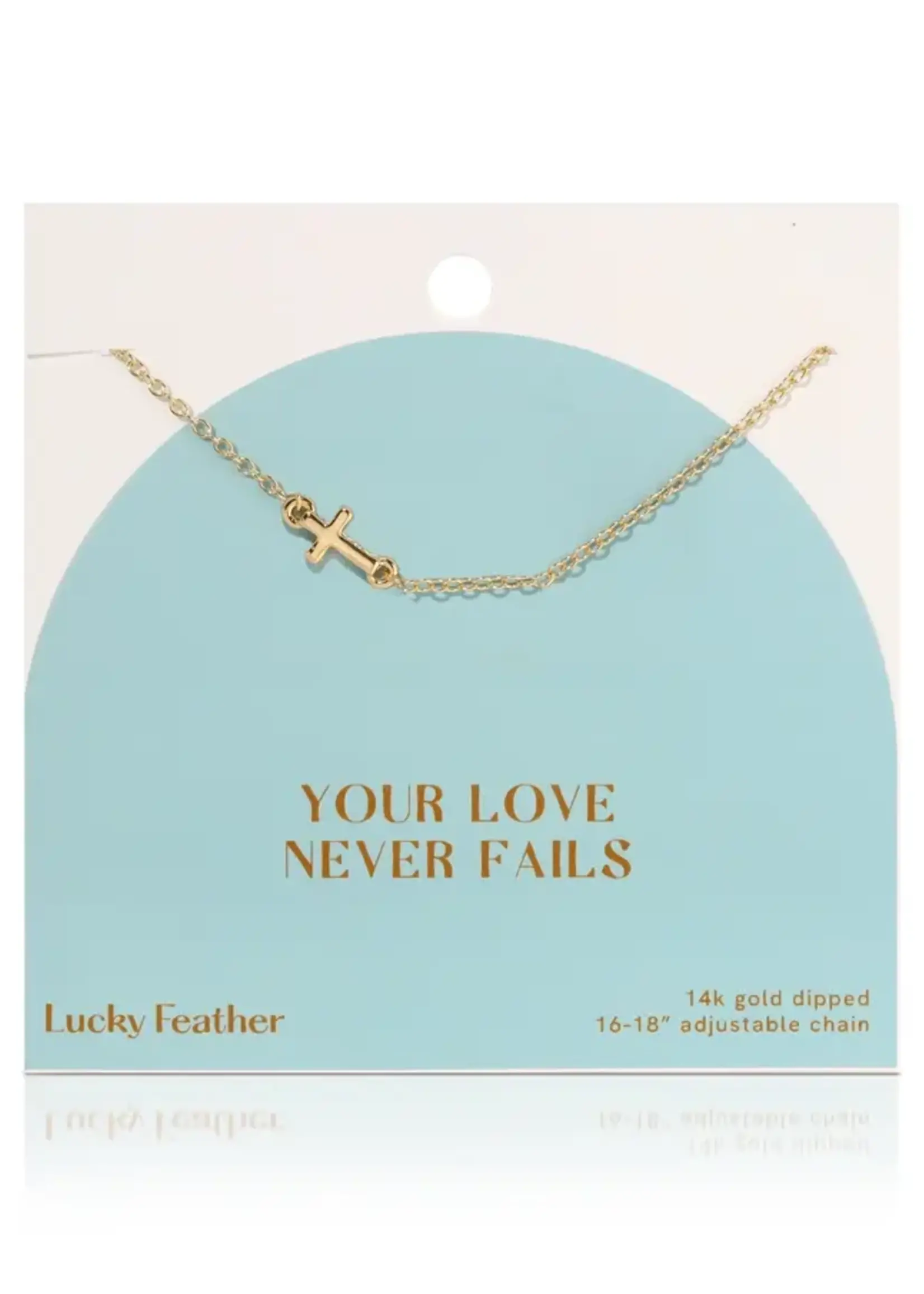 LUCKY FEATHER LUCKY FEATHER FAITH NECKLACE COLLECTION