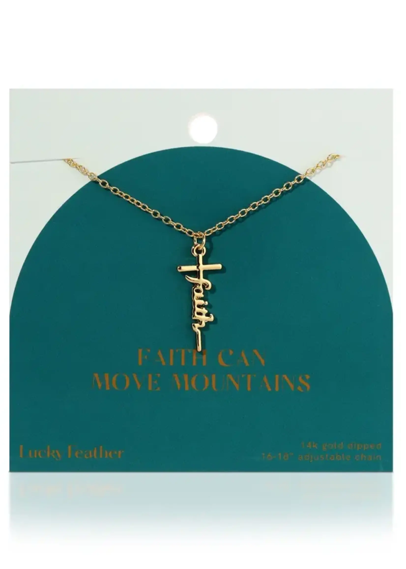 LUCKY FEATHER LUCKY FEATHER FAITH NECKLACE COLLECTION