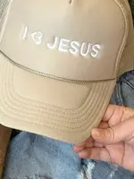 JADELYNN BROOKE I LOVE JESUS TRUCKER HAT