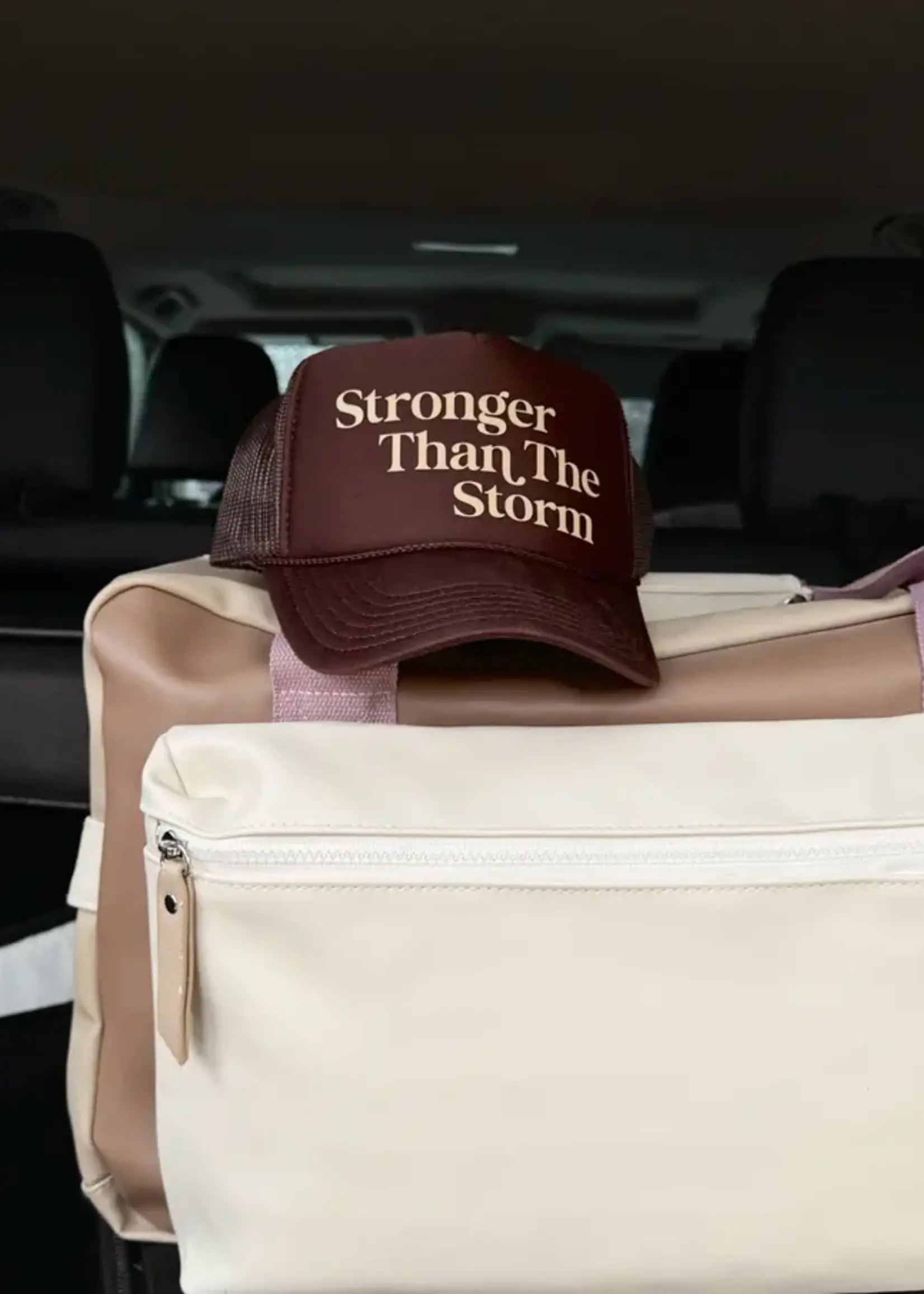 JADELYNN BROOKE STRONGER THAN THE STORM TRUCKER HAT