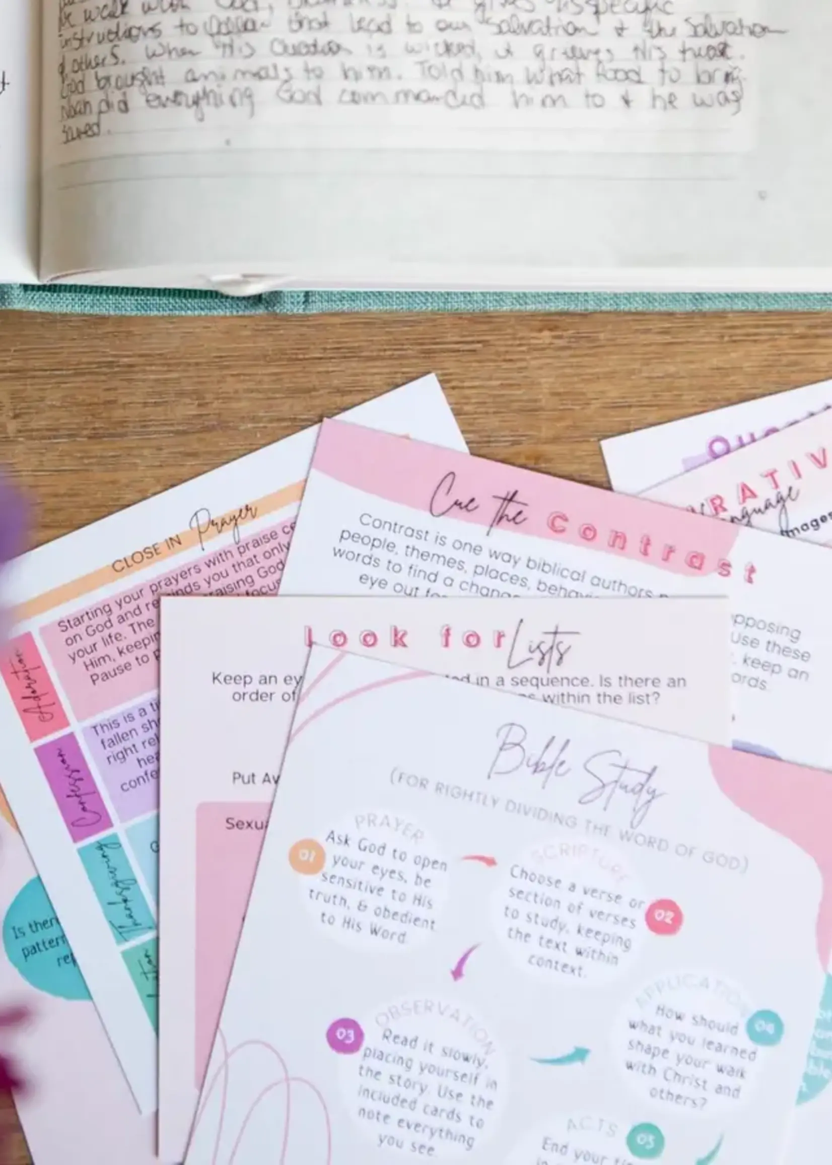 CHOSEN & CHERISHED BIBLE STUDY CARDS