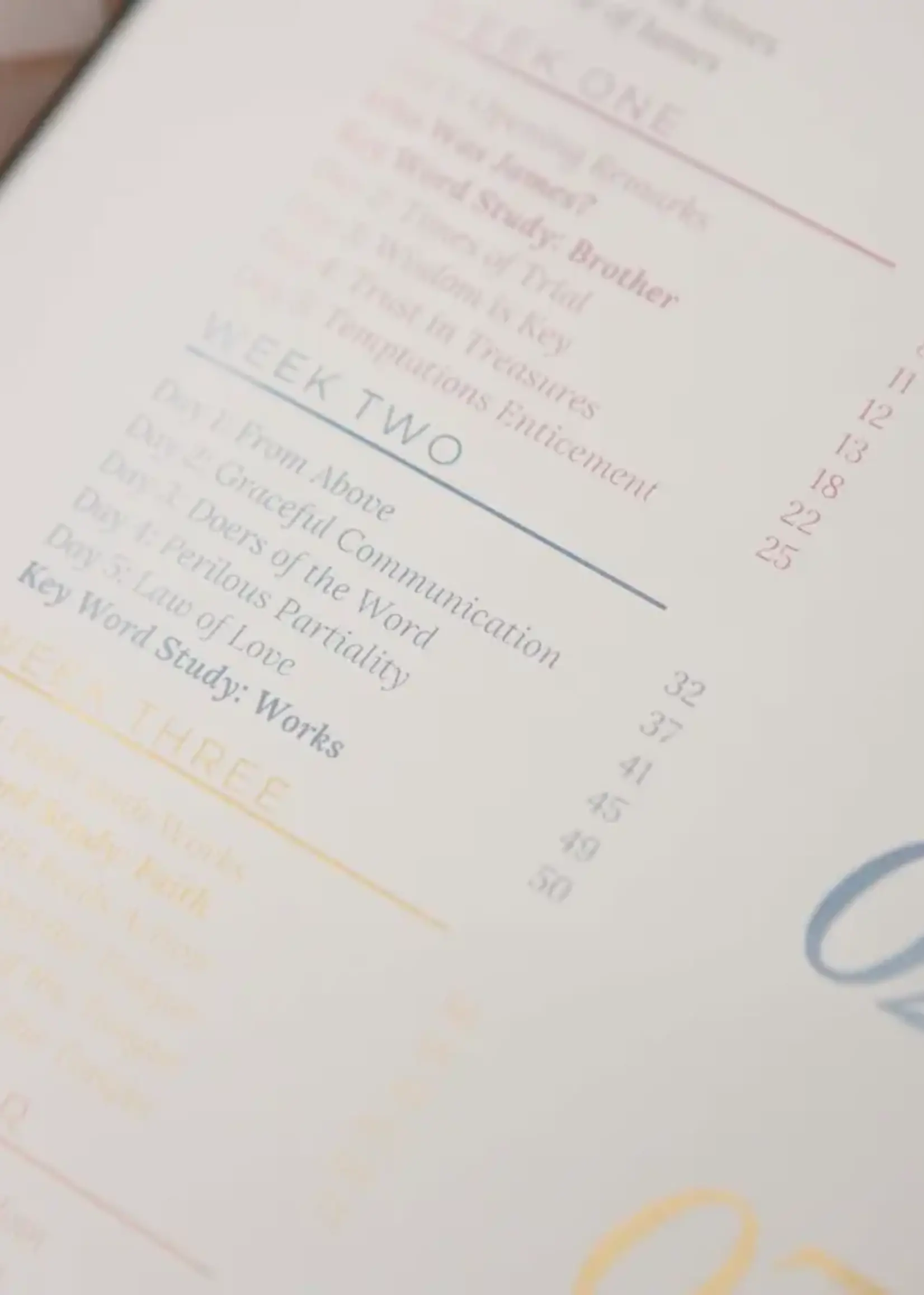 CHOSEN & CHERISHED UNWAVERING JAMES BIBLE STUDY