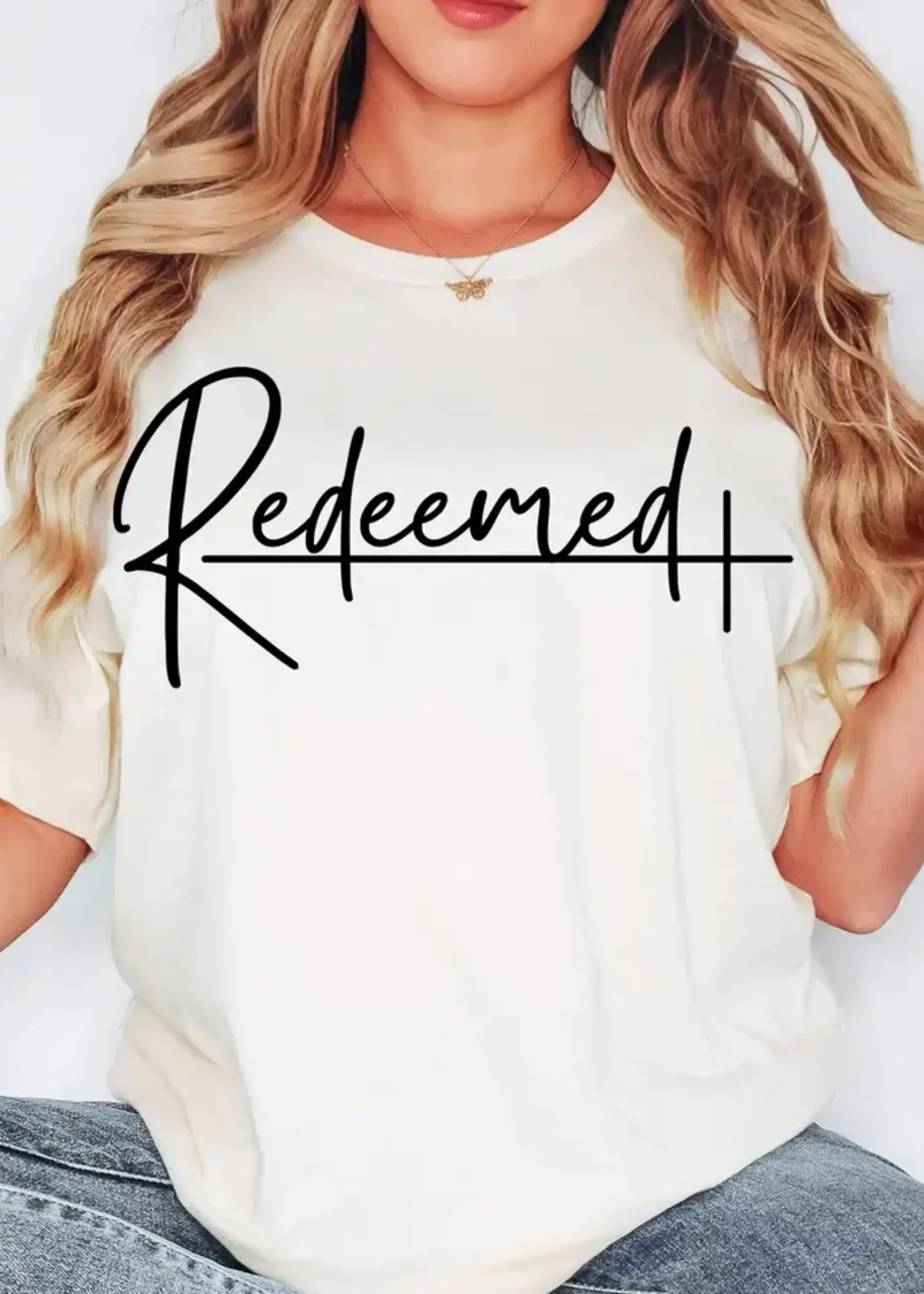 PRESSURE AND GRACE REDEEMED NATURAL TEE