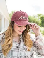 SOUTHERN GRACE AMEN EMBROIDERED BALL CAP