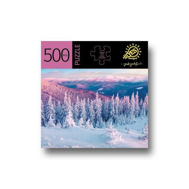 Paper Winter Scene Puzzle 500pc