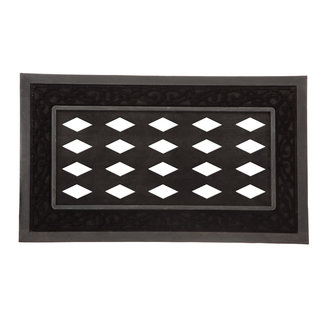 Black Scroll Sassafras Mat