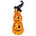 Tiered Jack O' Lantern Pumpkins LED