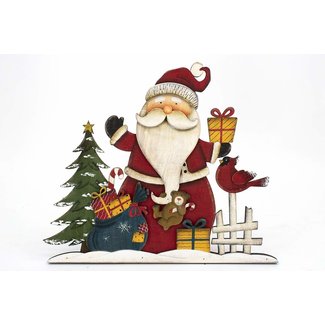 Wooden Santa Stand 16"