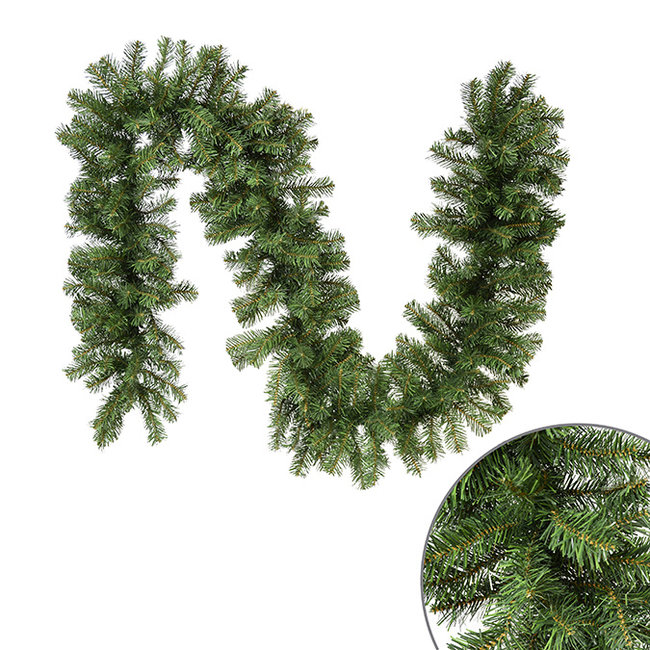 9' Unlit Pine Garland