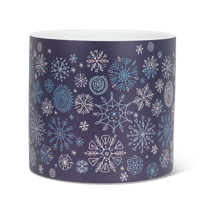 6.5" Snowflake Pot