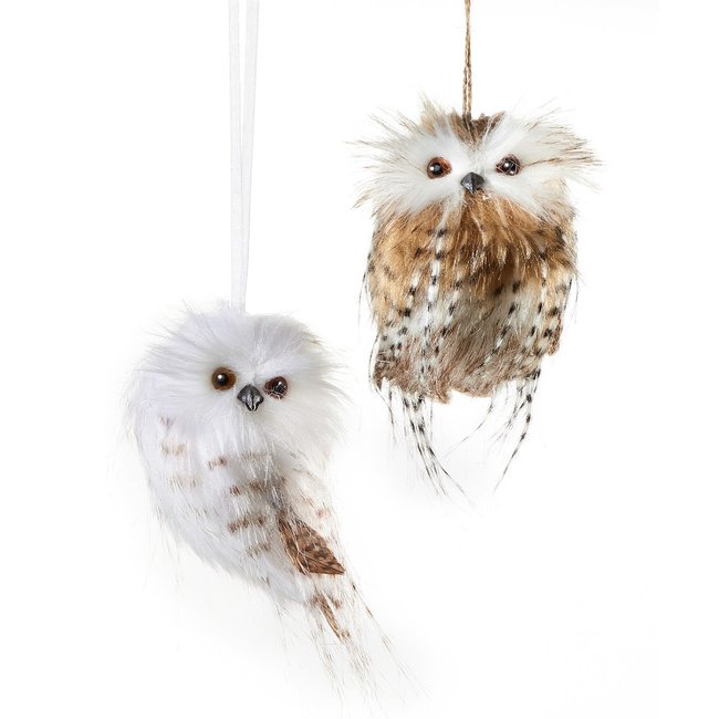 Foam Feather Owl Ornament