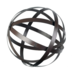 14" Metal Foldable Garden Sphere Orb