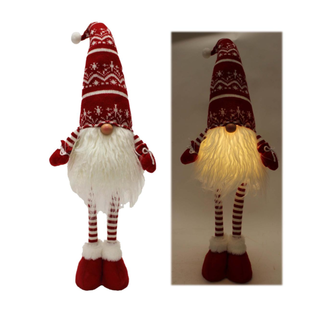 LED Fabric Standing Gnome