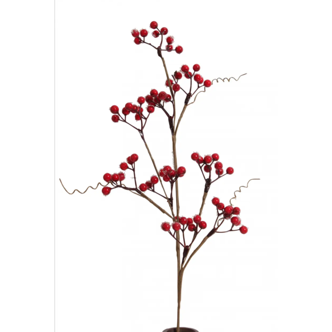 Red Berry Frosted Pick