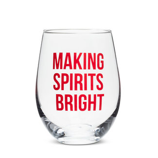 Spirits Bright Stemless Glass