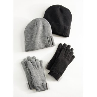 Knitted Hat & Gloves Set
