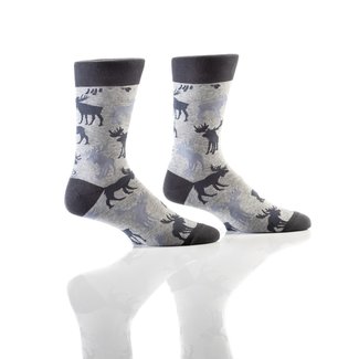 Men's Socks - Grey Moose