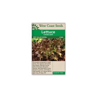 Lettuce - Red Salad Bowl