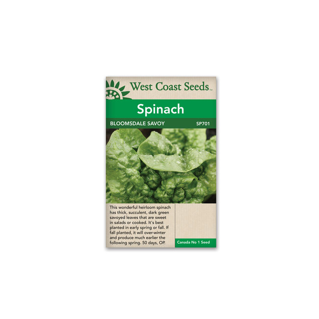 Spinach - Bloomsdale Savoy