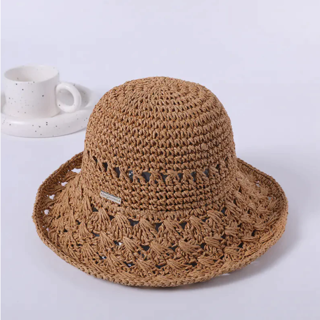 Crochet Weave Brim Hat