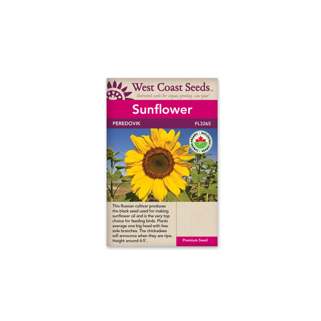 Sunflower - Peredovik Certified Organic