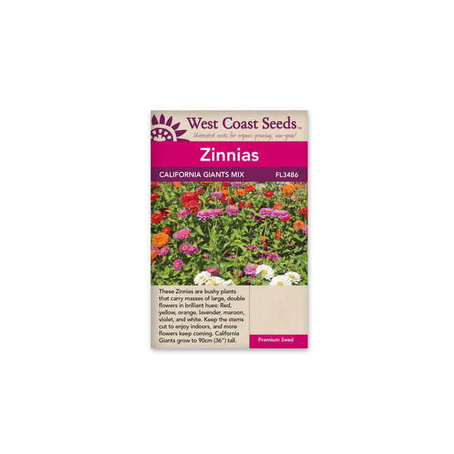 Zinnia - California Giants Mix