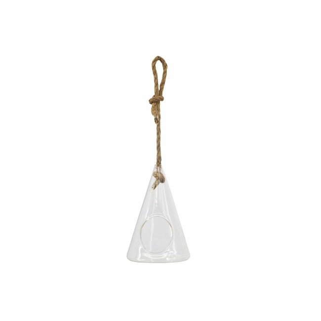 6" Triangle Hanging Terrarium