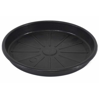 Plastic Saucer Anthracite
