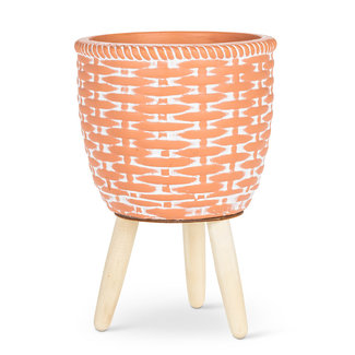 Woven Tripod Planter