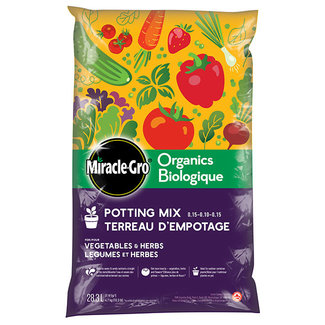 Miracle-Gro Organic Potting Mix For Vegetables & Herbs 28.3L - PURPLE BAG
