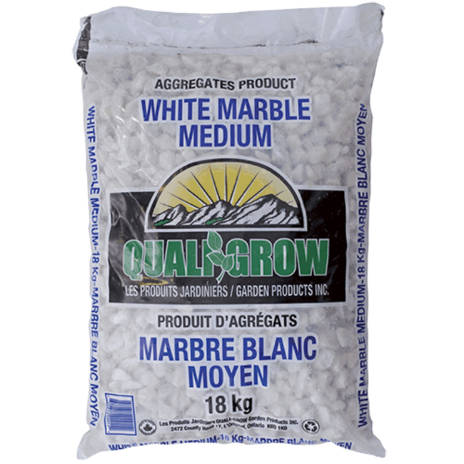 White Marble 1/2" Medium 18kg