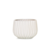 8" Matte White Adelaide Dolomite Pot