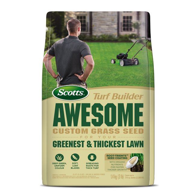 Scotts Turf Builder Awesome Lawn Seed Blend - 1.4kg